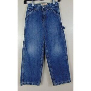 Old Navy Jeans Kids Size 8 Y2K Stonewash Carpenter Denim Baggy 90s 2000's Boys
